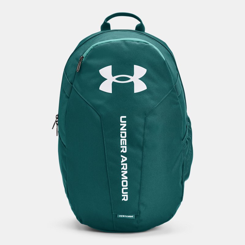 Under Armour Hustle Lite Backpack Hydro Teal / Radial Turquoise / White One Size